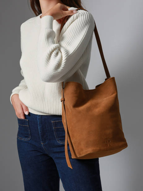 Shoulder Bag Backpack M Cavalier Nubuck Leather Etrier Beige cavalier nubuck ECAN126M other view 1