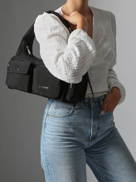 Shoulder Bag Basic Pocket Lancaster Black basic pocket 92 other view 1