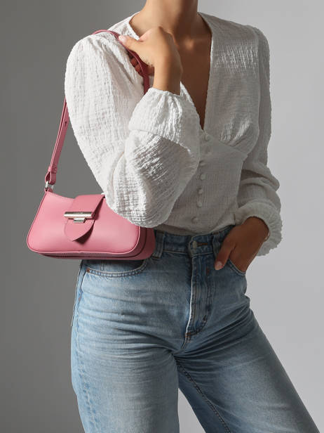 Shoulder Bag Paris Ily Leather Lancaster Pink paris ily 40 other view 1