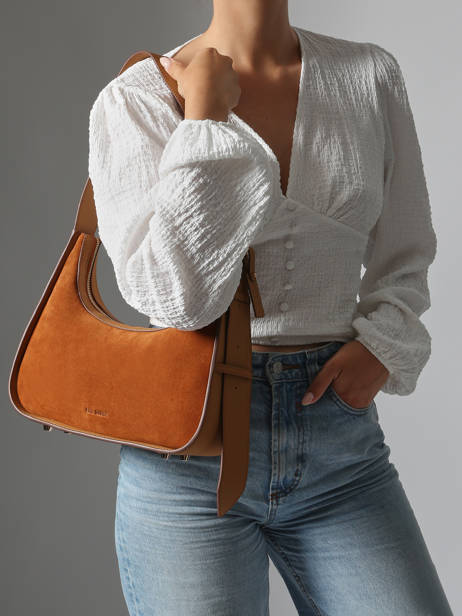 Shoulder Bag La Suite Leather Paul marius Orange la suite VICTOSUI other view 1