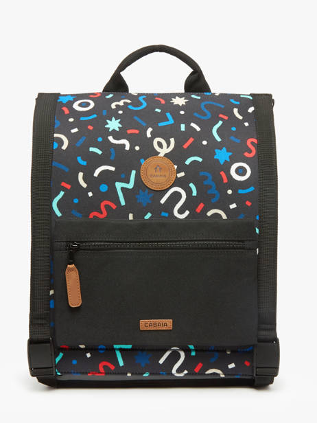 2-compartment Backpack Cabaia Black school L other view 2