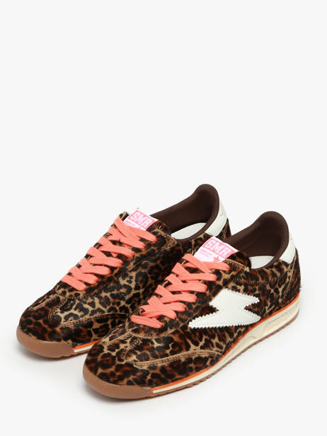 Sneakers Joyce In Leather Semerdjian Brown women JOYCE other view 2