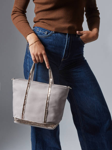 Small Le Cabas Tote Bag Sequins Vanessa bruno Gray cabas 1V40435 other view 1
