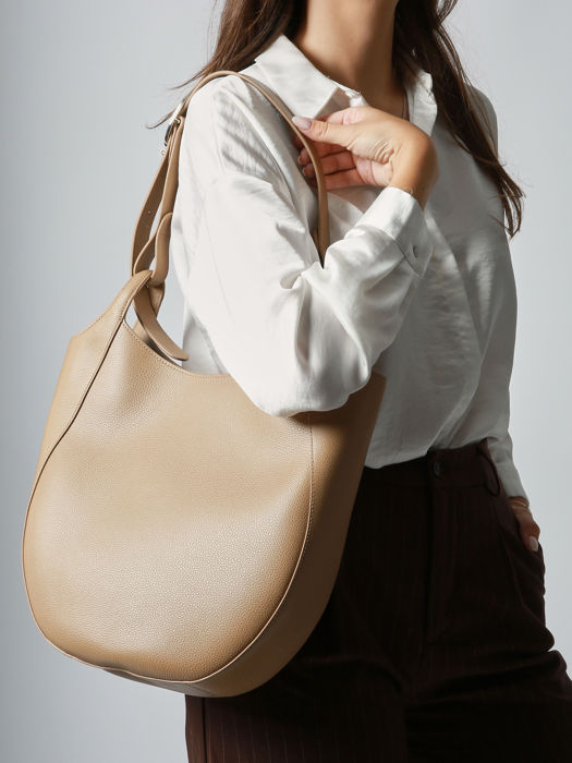 Longchamp Le foulonné Hobo bag Beige