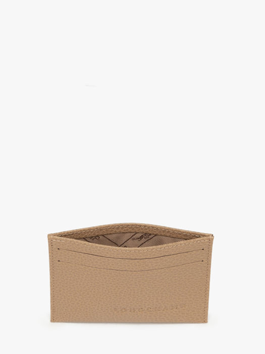 Longchamp Le foulonné Bill case / card case Beige