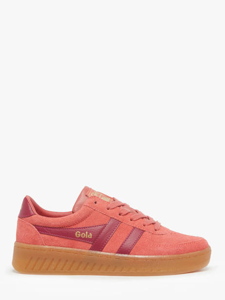 Sneakers In Leather Gola Red women CLA589