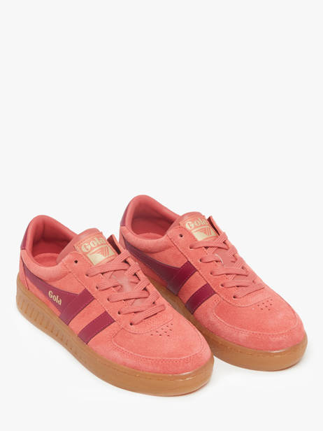 Sneakers In Leather Gola Red women CLA589 other view 1