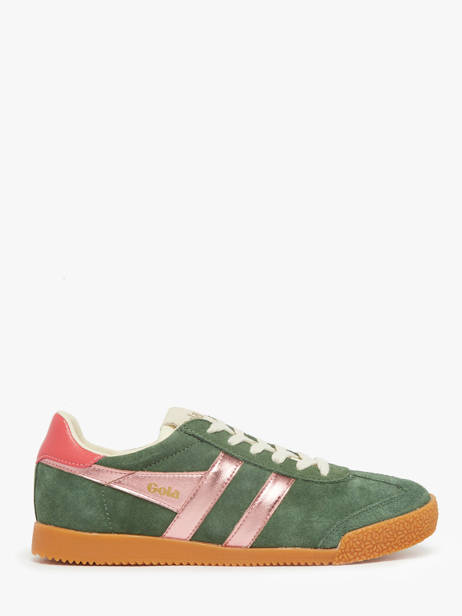 Sneakers In Leather Gola Green women CLB790