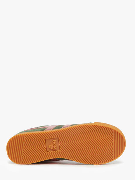 Sneakers In Leather Gola Green women CLB790 other view 4