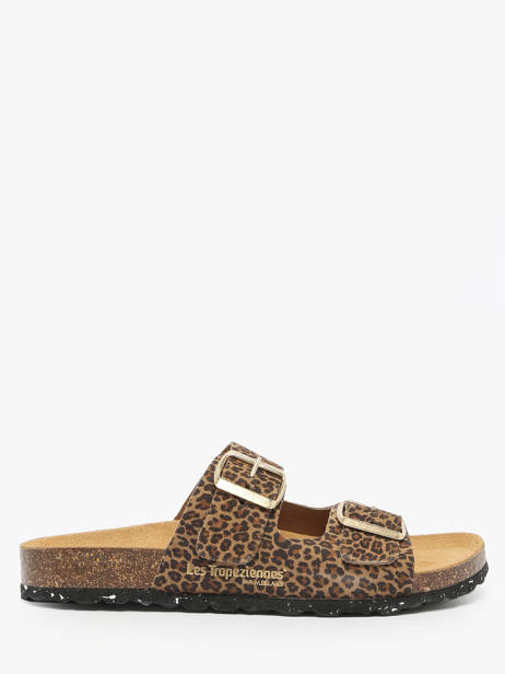 Slippers In Leather Les tropeziennes Beige women ZATIX