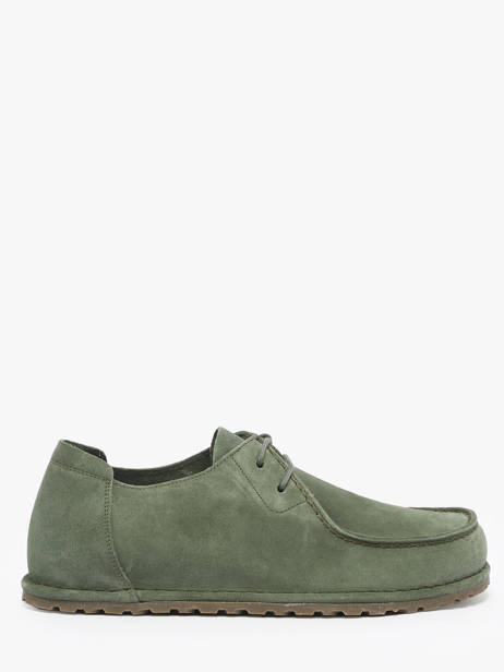 Derby Shoes In Leather Birkenstock Green men 1030109