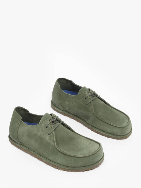 Derby Shoes In Leather Birkenstock Green men 1030109 other view 1