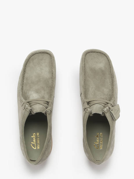 Moccasins In Leather Clarks Green men 26183447 other view 3