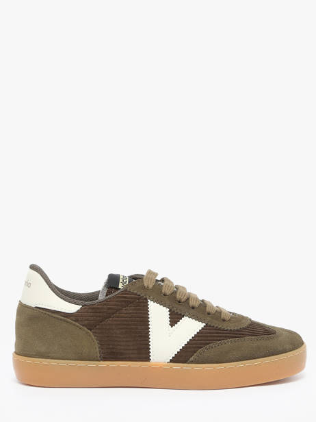 Sneakers In Leather Victoria Green women 1126220