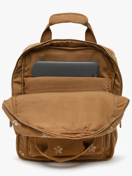 1 Compartment Backpack Roxy Brown back to school RJBP4933 other view 2