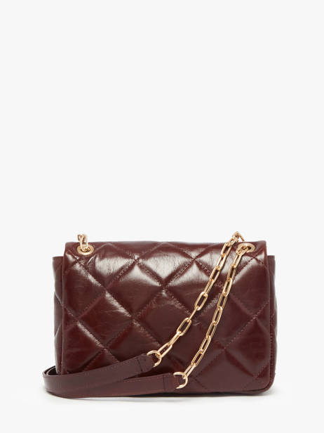 Large Quilted Leather Moon Shoulder Bag Vanessa bruno Brown moon 84V40329 other view 3