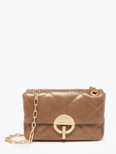 Leather Nano Moon Crossbody Bag Vanessa bruno Brown moon 84V40326