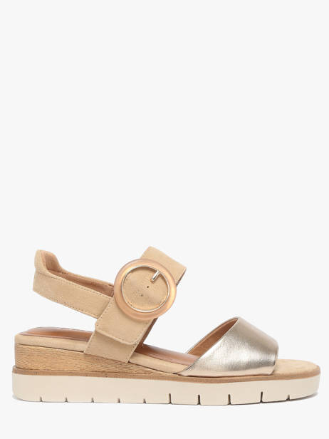 Sandals In Leather Tamaris Multicolor women 42