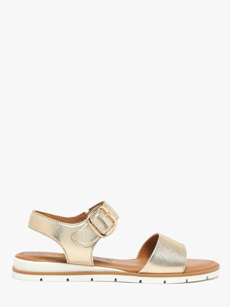 Sandales En Cuir Tamaris Or accessoires 44