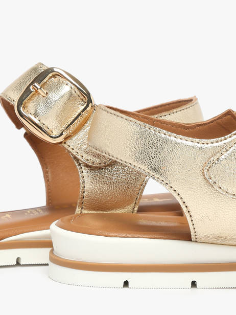 Sandales En Cuir Tamaris Or accessoires 44 vue secondaire 2