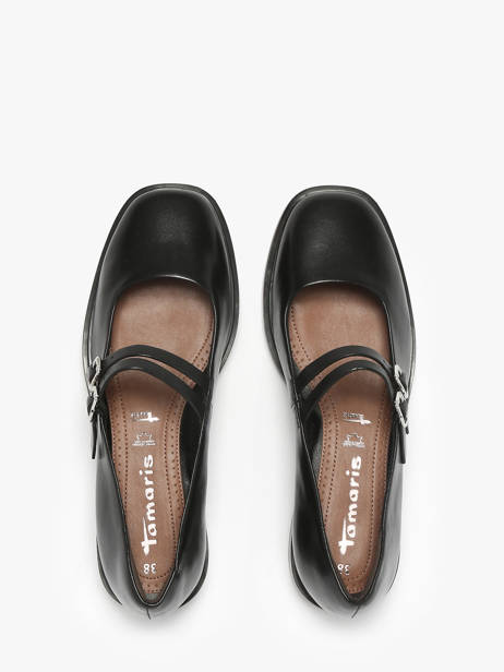 Ballerinas With Straps In Leather Tamaris Black women 45 other view 3