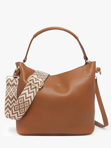 Shoulder Bag New Grain Miniprix Brown new grain F6966