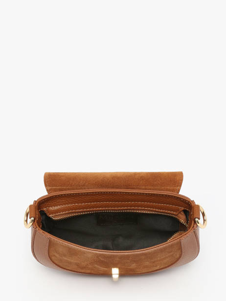 Shoulder Bag Velvet Caviar Leather Milano Brown velvet caviar VC25068 other view 3