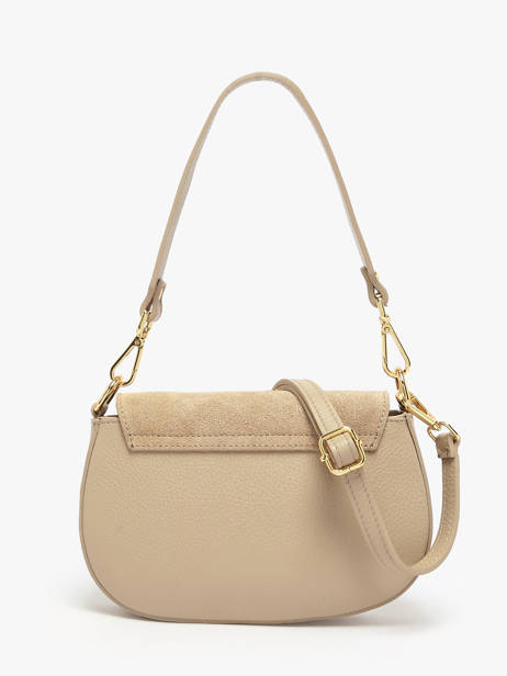 Shoulder Bag Velvet Caviar Leather Milano Beige velvet caviar VC25068 other view 3