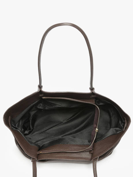 Sac Porté épaule Caviar Cuir Milano Marron caviar CA25062 vue secondaire 3