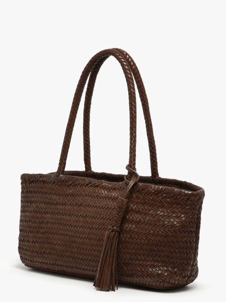 Sac Porté épaule Heritage Cuir Biba Marron heritage PER10L vue secondaire 2