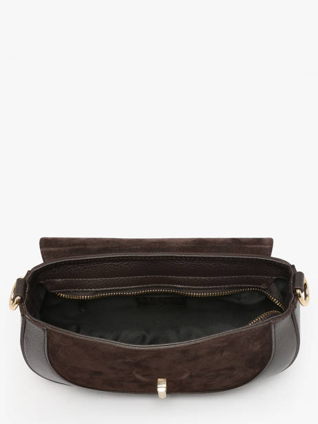 Sac Bandoulière Velvet Caviar Cuir Milano Marron velvet caviar VC25069 vue secondaire 3