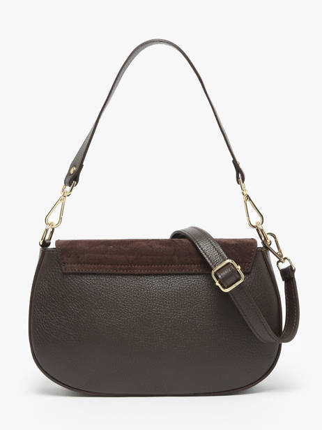 Sac Bandoulière Velvet Caviar Cuir Milano Marron velvet caviar VC25069 vue secondaire 4