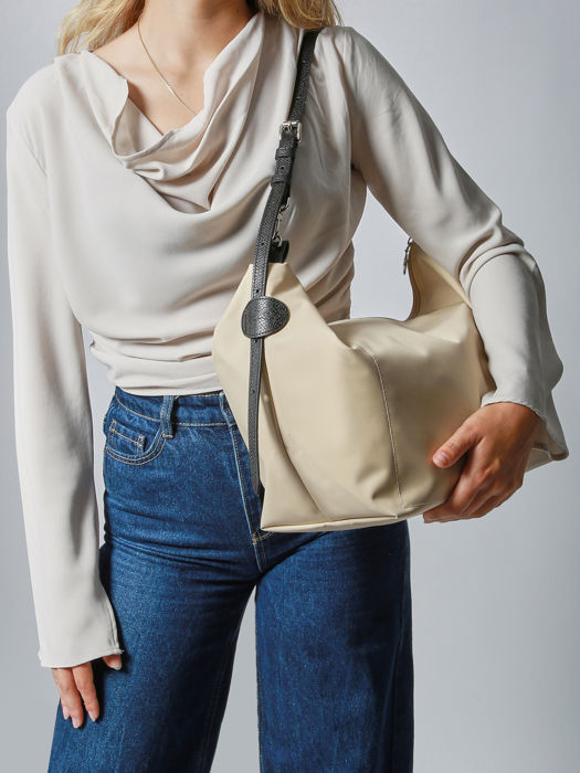 Longchamp Besace longchamp toile Besaces Beige
