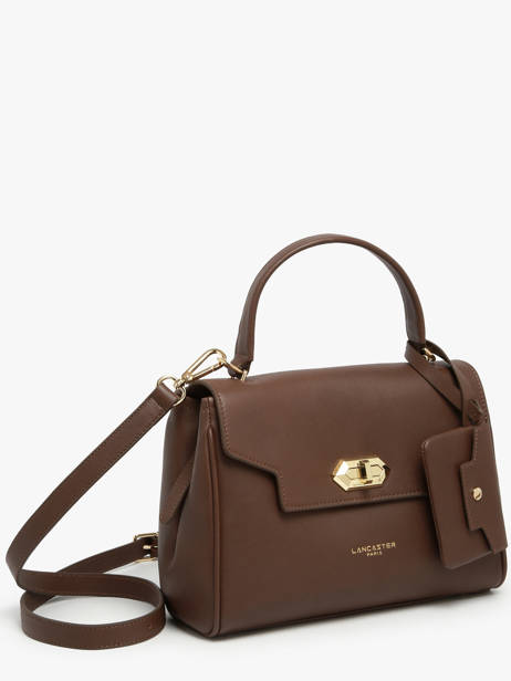 Leather Mademoiselle Grace Top-handle Bag Lancaster Brown mademoiselle grace 102 other view 1
