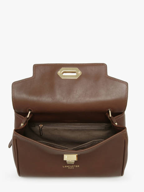 Leather Mademoiselle Grace Top-handle Bag Lancaster Brown mademoiselle grace 102 other view 2