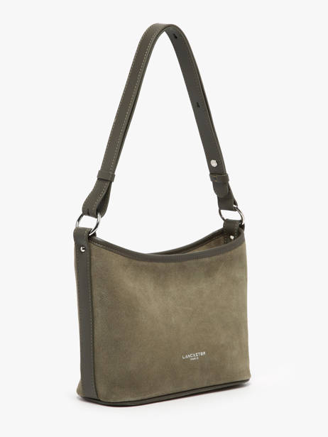 Shoulder Bag Suede Leather Lancaster Green suede 80 other view 2