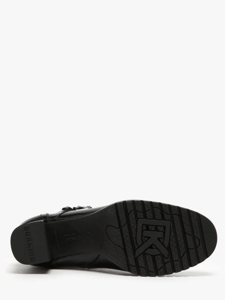 Bottines à Talon Evie En Cuir Dorking Noir women D9163 vue secondaire 4