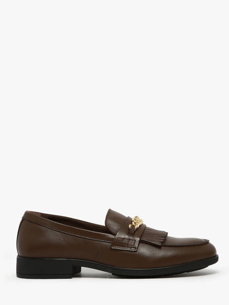 Moccasins In Leather Tommy hilfiger Brown women 8971GV0
