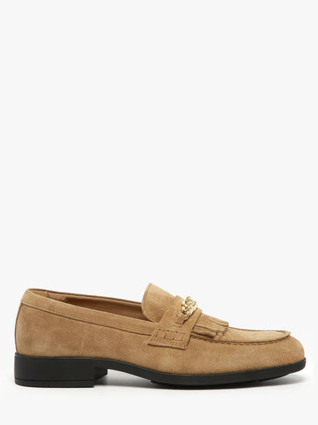 Moccasins In Leather Tommy hilfiger Beige women 8972RBC