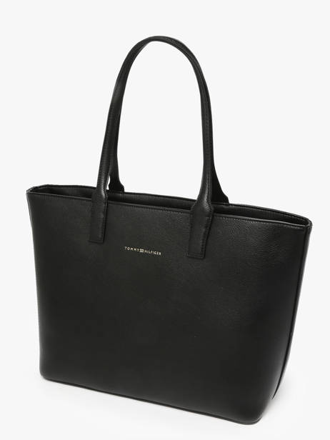 Sac Porté épaule Th Logotape Polyurethane Tommy hilfiger Noir th logotape AW17449 vue secondaire 1