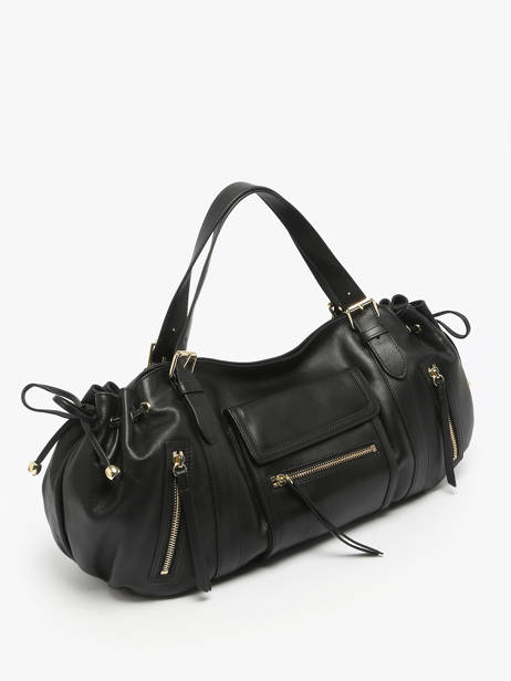 Sac Porté épaule Icone Cuir Gerard darel Noir icone DCS30410 vue secondaire 2
