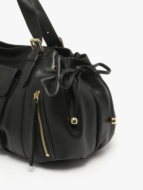 Sac Porté épaule Icone Cuir Gerard darel Noir icone DCS30410 vue secondaire 5