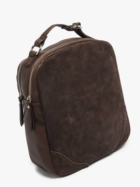 Backpack Torrow Brown brodery TBRO02 other view 2