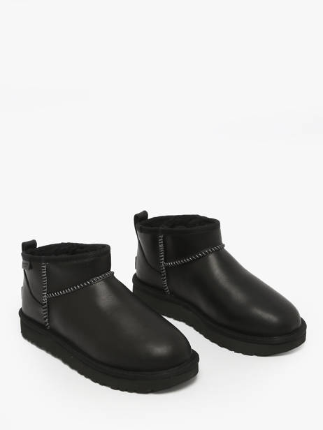 Boots In Leather Ugg Black accessoires 1163490 other view 1