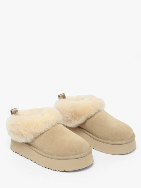Platform Boots In Leather Ugg Beige accessoires 1171393 other view 1