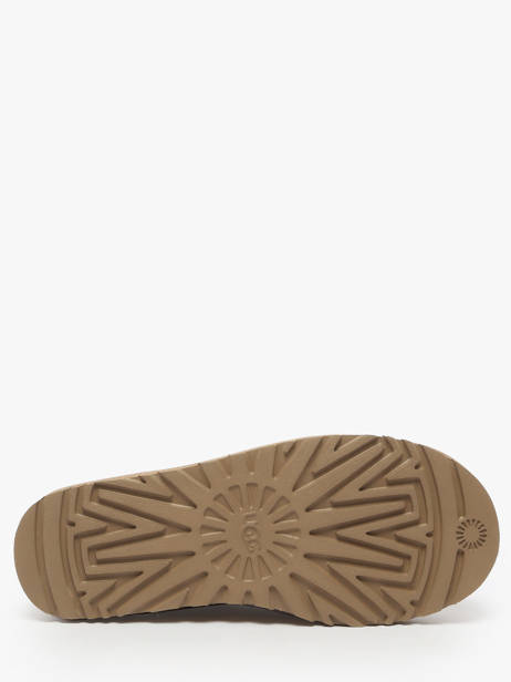 Slippers In Leather Ugg Beige accessoires 1173891 other view 4