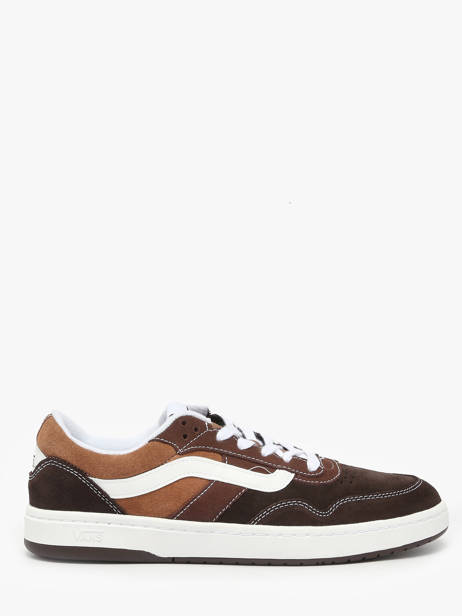 Sneakers In Leather Vans Brown men D6S3N11
