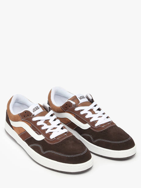 Sneakers In Leather Vans Brown men D6S3N11 other view 1