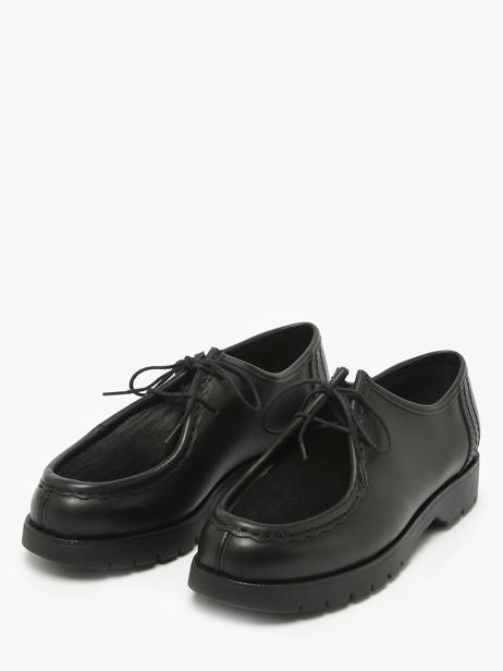 Chaussures Derbies En Cuir Kleman Noir women PADRINI vue secondaire 1