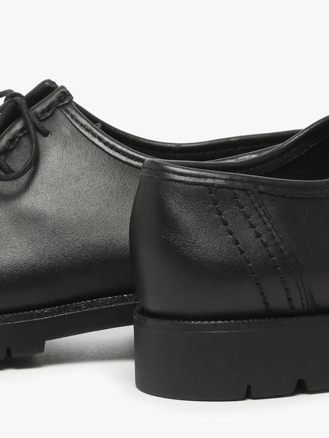 Chaussures Derbies En Cuir Kleman Noir women PADRINI vue secondaire 2